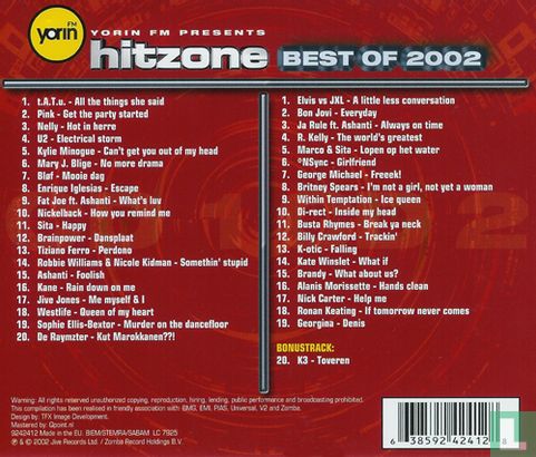 Yorin FM Presents Hitzone - Best Of 2002 - Afbeelding 2