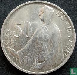 Czechoslovakia 50 korun 1947 "3rd anniversary Slovak uprising" - Image 1