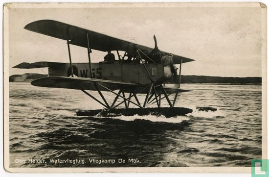 Den Helder, watervliegtuig Vliegkamp de Mok  - Afbeelding 1