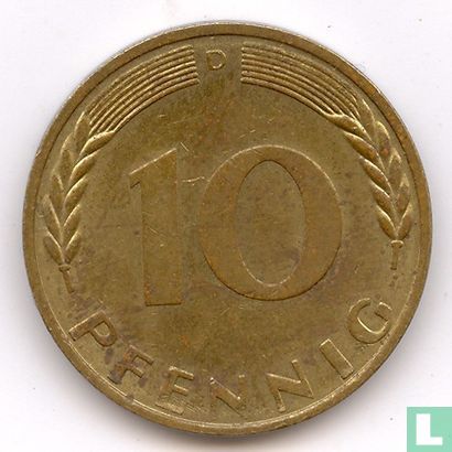 Allemagne 10 pfennig 1970 (D) - Image 2