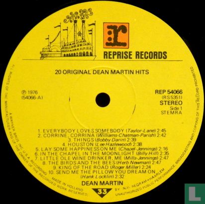 20 Original Dean Martin Hits - Image 3