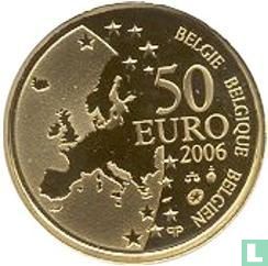 België 50 euro 2006 (PROOF) "400th anniversary of the death of Justus Lipsus" - Afbeelding 1