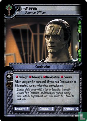 Mavek (Science Officer)