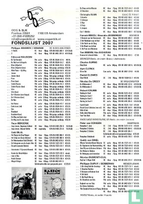 Fondslijst 2007 - Image 1