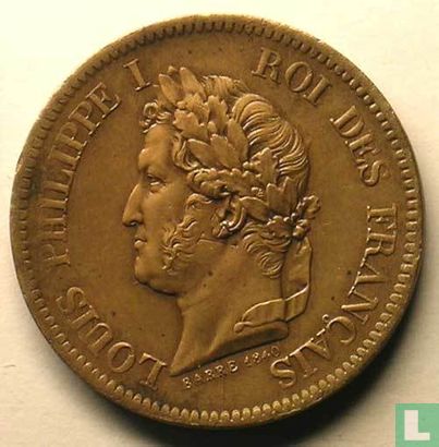 Frankrijk 5 centimes 1846 (proefslag) - Afbeelding 2