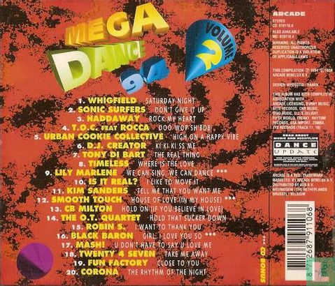Mega Dance '94 - Volume 2 - Afbeelding 2