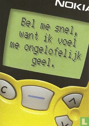 B002355 - Nokia "Bel me snel,..." - Image 1