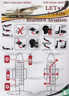 Bluebird Aviation - Let 410 4 exits (01) - Bild 1