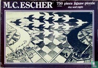 M.C. Escher, Day and Night