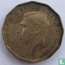 Royaume-Uni 3 pence 1945 - Image 2
