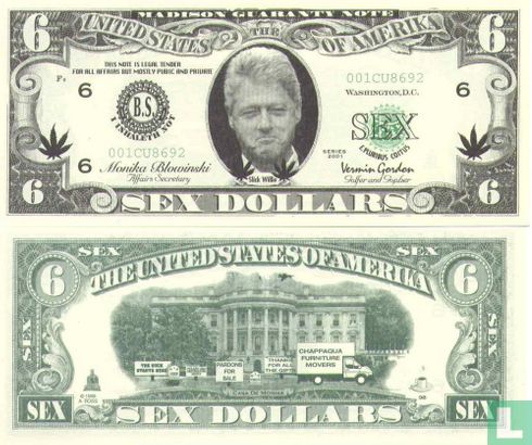 BILL CLINTON SEXE dollars des États-Unis