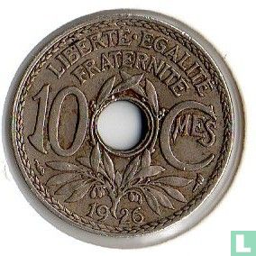 Frankrijk 10 centimes 1926 - Afbeelding 1