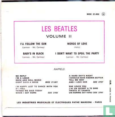 Les Beatles Volume 2 - Afbeelding 2