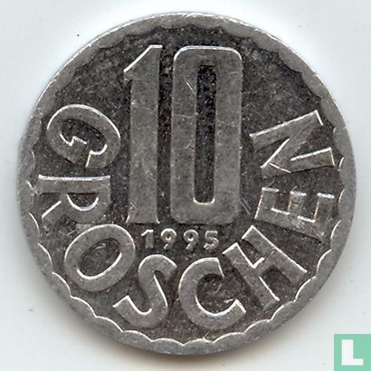 Austria 10 groschen 1995 - Image 1