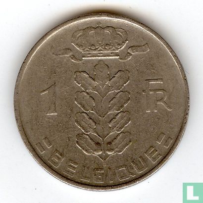 België 1 franc 1958 (FRA) - Afbeelding 2