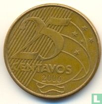 Brazilië 25 Centavo 2006 - Bild 1