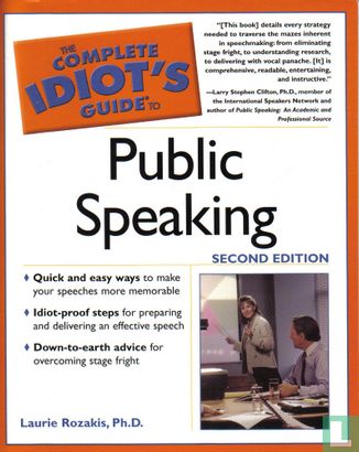 The Complete Idiot's Guide to Public Speaking - Afbeelding 1