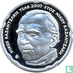 Griekenland 10 euro 2007 (PROOF) "50th anniversary of the death of Nikos Kazantzakis" - Afbeelding 1