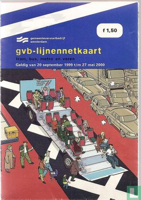 gvb lijnenkaart 1999-2000