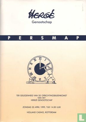 Hergé Genootschap persmap - Image 1