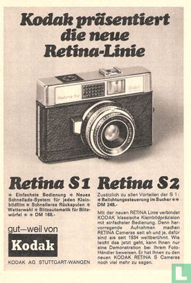 Kodak präsentiert die neue Retina-Linie