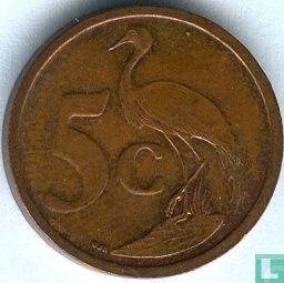 South Africa 5 cents 2003 - Image 2