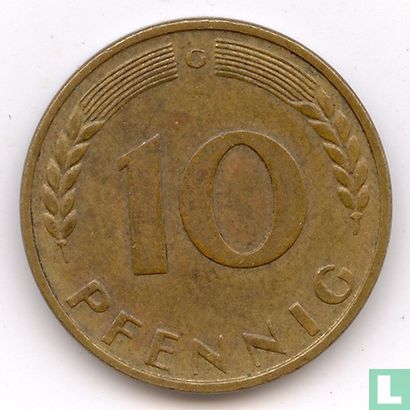 Duitsland 10 pfennig 1969 (G) - Afbeelding 2