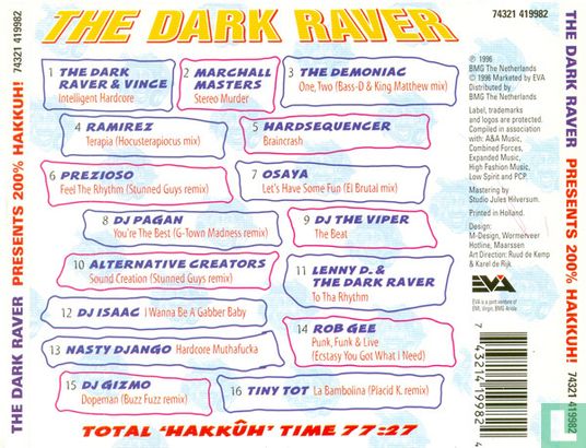The Dark Raver Presents 200% Hakkûh - Afbeelding 2