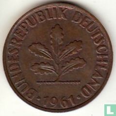 Duitsland 2 pfennig 1961 (J) - Afbeelding 1