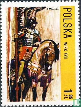 Malerei der polnischen Kavallerie