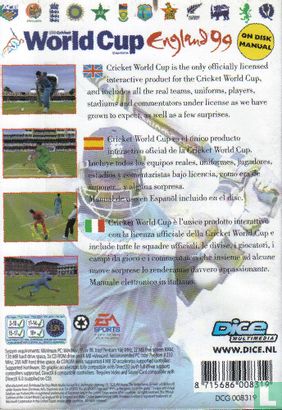 ICC Worldcup Cricket England 99 - Afbeelding 2