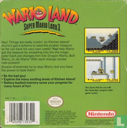 Wario Land : Super Mario Land 3 - Afbeelding 2