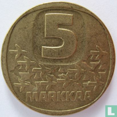 Finnland 5 Markkaa 1983 (K) - Bild 2