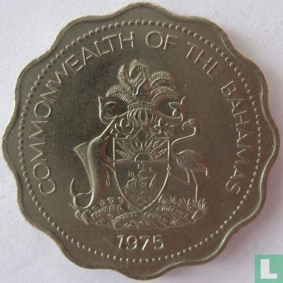 Bahamas 10 cents 1975 (without mintmark) - Image 1