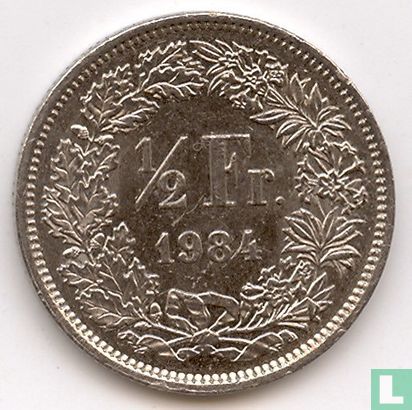 Zwitserland ½ franc 1984 - Afbeelding 1