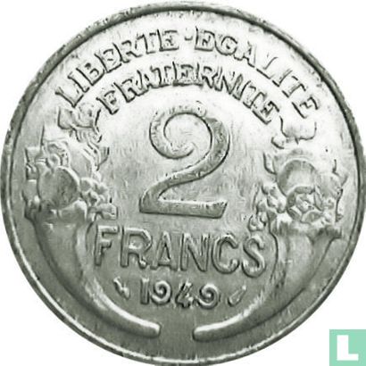Frankreich 2 Franc 1949 (ohne B) - Bild 1