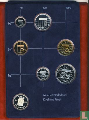 Netherlands mint set 1988 (PROOF) "Groningen" - Image 2