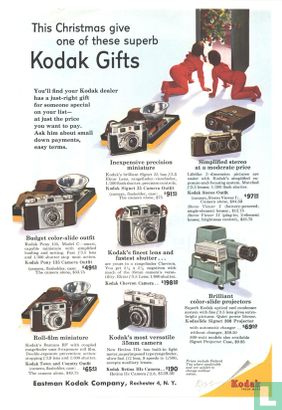 This Christmas give one of these superb Kodak Gifts