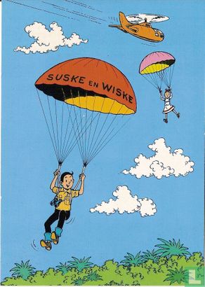 Suske en Wiske met parachute
