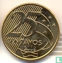 Brazilië 25 centavos 2008 - Afbeelding 1