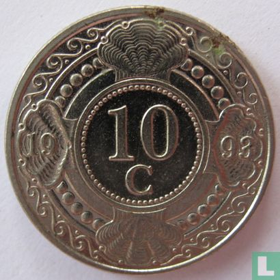 Antilles néerlandaises 10 cent 1993 - Image 1