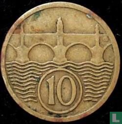 Czechoslovakia 10 haleru 1923 - Image 2