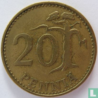 Finland 20 penniä 1963 - Image 2
