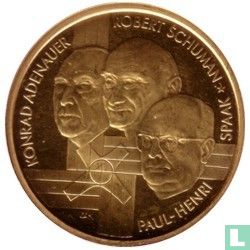 Belgien 100 Euro 2002 (PP) "Founding Fathers of Europe" - Bild 1