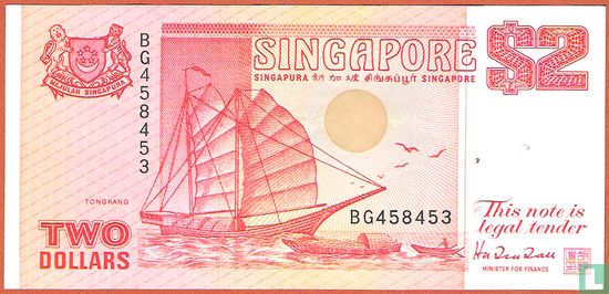 Singapore 2 Dollars - Image 1