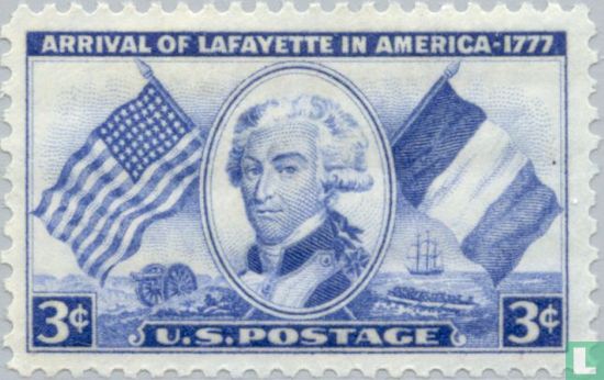 Arrival Lafayette 1777-1952