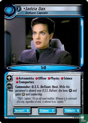 Jadzia Dax (Defiant Captain)