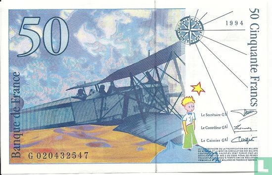 Frankrijk 50 francs - Afbeelding 2