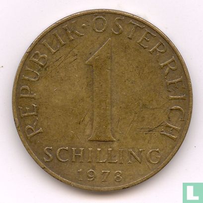 Austria 1 schilling 1978 - Image 1