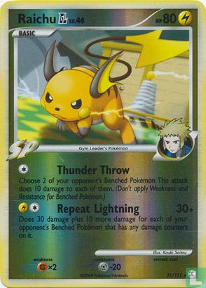 Raichu GL (reverse) - SP